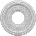 Dwellingdesigns 10 x 3.5 x 0.75 in. Cole Thermoformed PVC Ceiling Medallion - 4.25 in. DW2572912